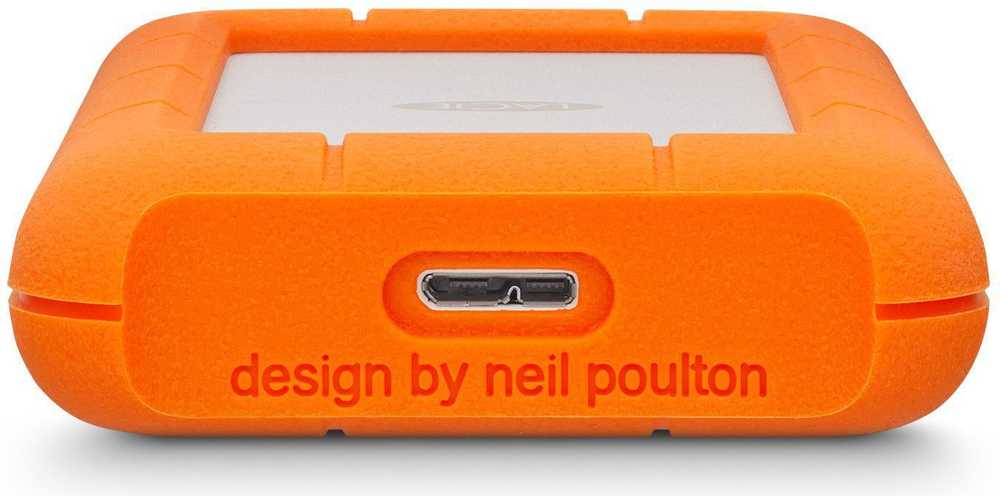 Kietasis diskas Dysk zewnętrzny HDD LaCie Rugged 1TB Oranžinė (STFR1000800)