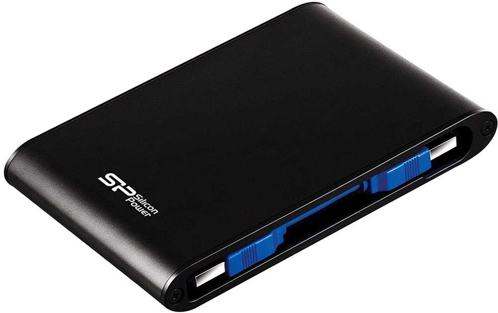 Kietasis diskas Silicon Power Armor A80 1000 GB, 2.5 ", USB 3.1, Juodas