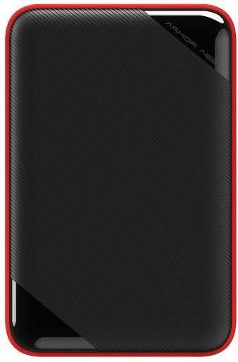 Kietasis diskas išorinis HDD Silicon Power šarvas A62 5TB Juoda ir raudona (SP050TBPHD62LS3K)