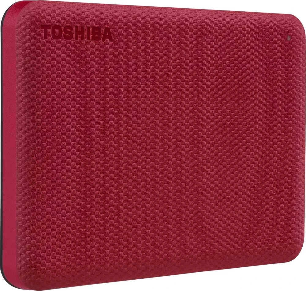 Išorinis kietasis diskas TOSHIBA Canvio Advance, raudonas, 2TB