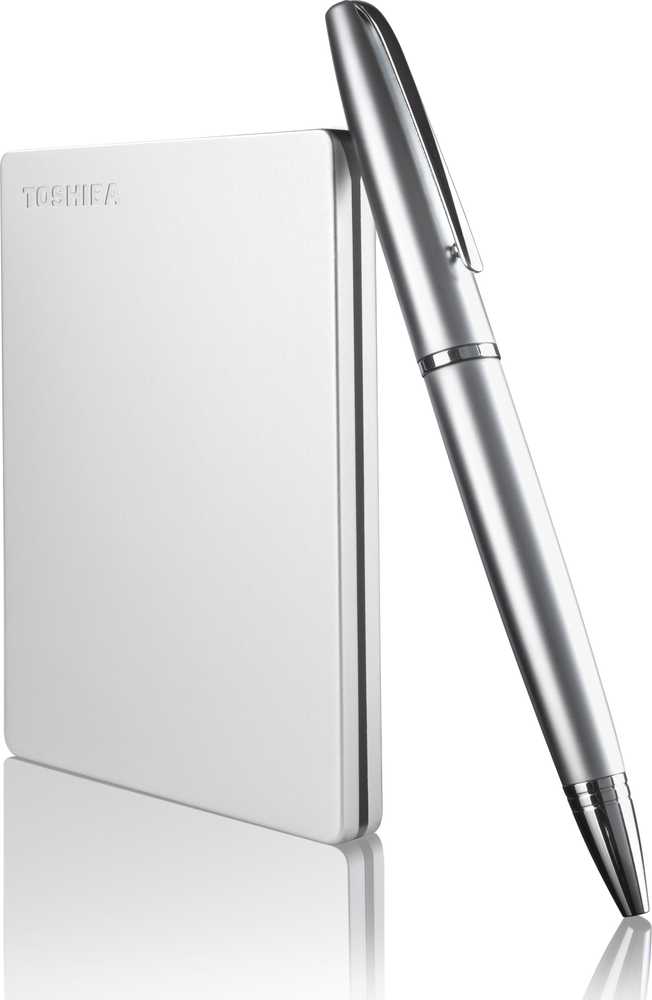 Kietasis diskas TOSHIBA Canvio Slim 1TB USB 3.2 Sidabrinis
