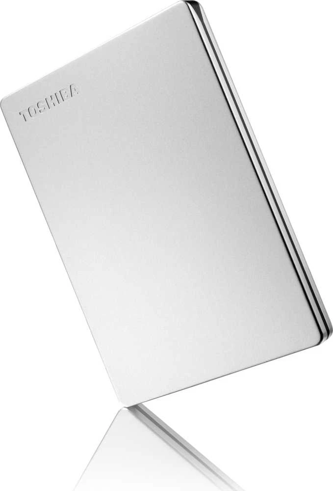 Kietasis diskas TOSHIBA Canvio Slim 2TB USB 3.2 Sidabrinis