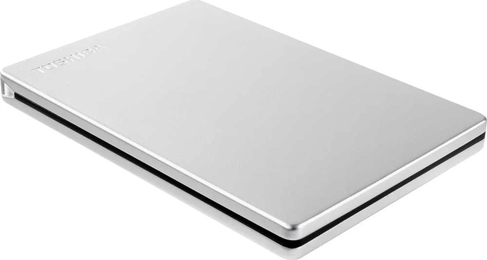 Kietasis diskas TOSHIBA Canvio Slim 2TB USB 3.2 Sidabrinis