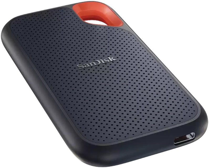 Išorinis kietasis diskas SanDisk Extreme Portable SSD 1TB, SDSSDE61-1T00-G25, Juodas