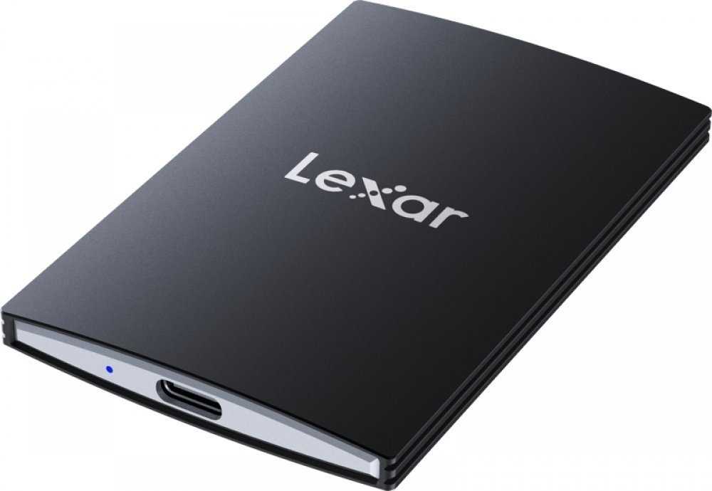 Išorinis kietasis diskas SSD Lexar SL500 Mag Set, 2TB, juodos spalvos (LSL500M002T-RNBNG)