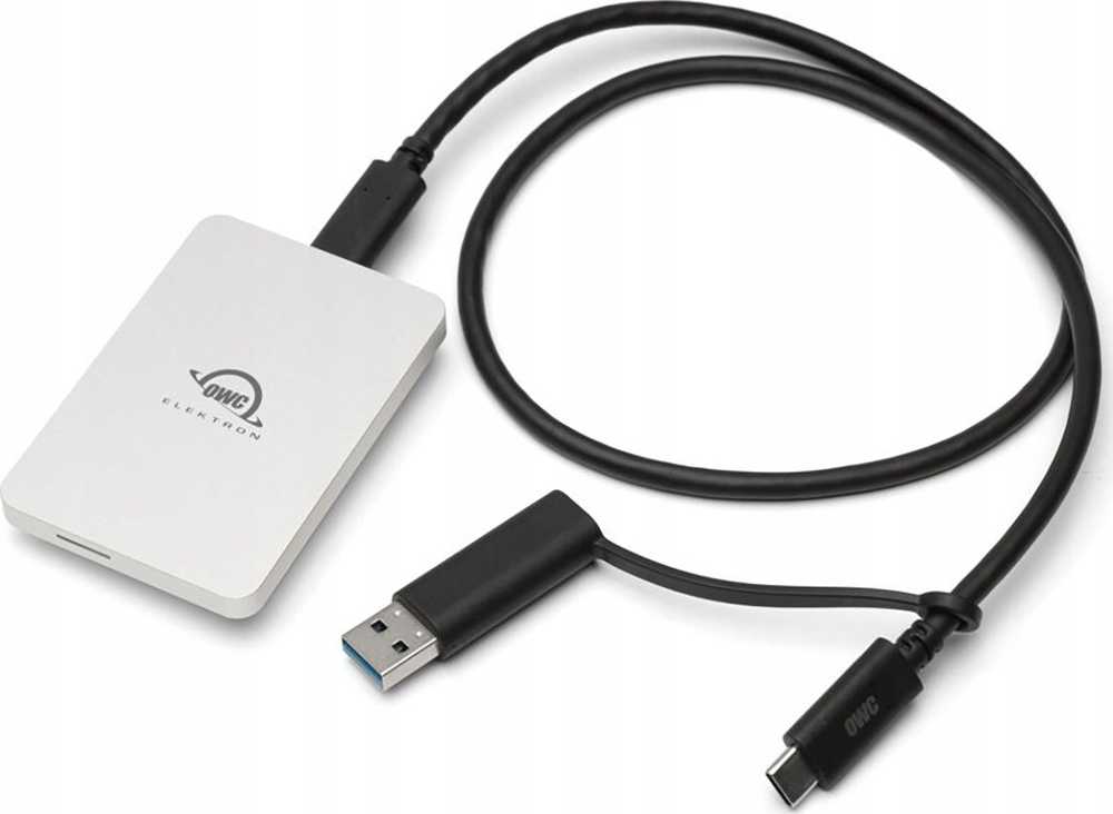 Išorinis kietasis diskas SSD OWC Envoy Pro Elektron 2TB sidabrinis (OWCENVPK02)