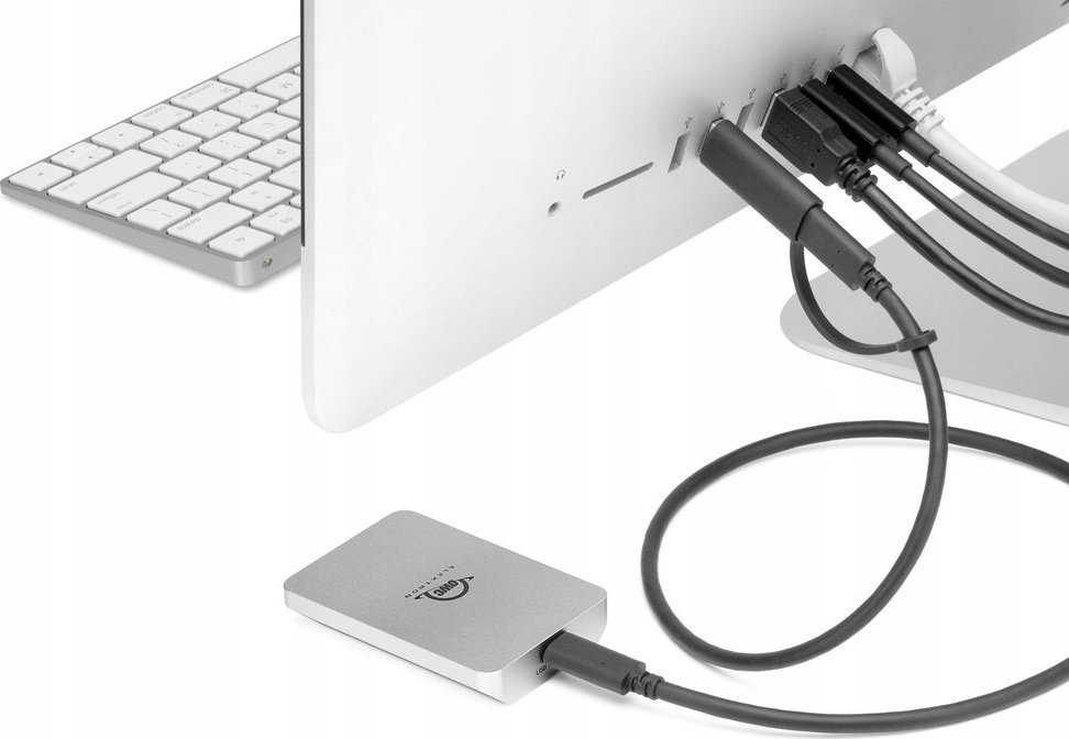 Išorinis kietasis diskas SSD OWC Envoy Pro Elektron 2TB sidabrinis (OWCENVPK02)