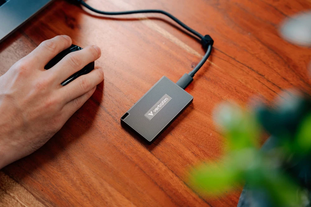 Kietasis diskas Verbatim Mini Diskas SSD 1TB USB-C 3.2 + kabelis USB-C/USB-C-USB-A 32031