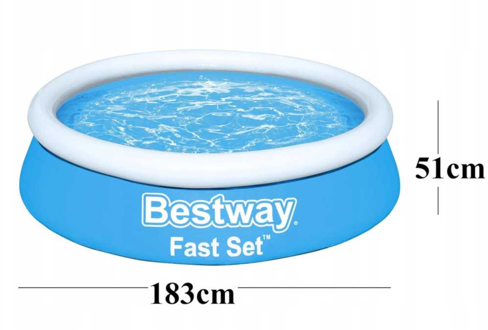 Bestway baseinas Fast Set 183x51cm (57392)