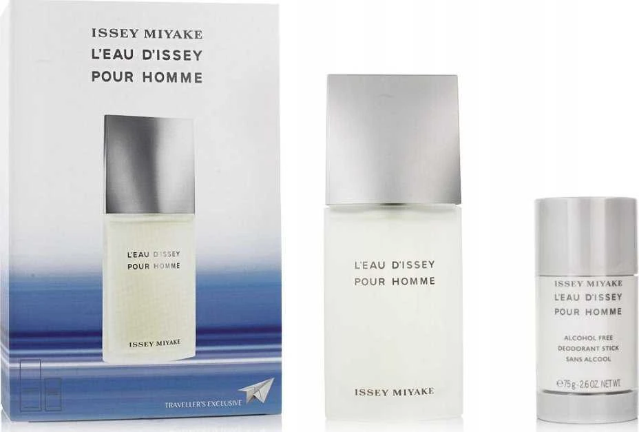 Issey Miyake Leau Dissey Pour Homme rinkinys vyrams (kvepalai EDT, 75 ml + dezodorantas 75 g)