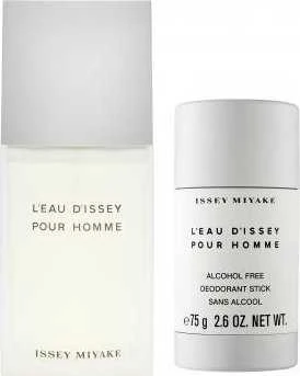 Issey Miyake Leau Dissey Pour Homme rinkinys vyrams (kvepalai EDT, 75 ml + dezodorantas 75 g)