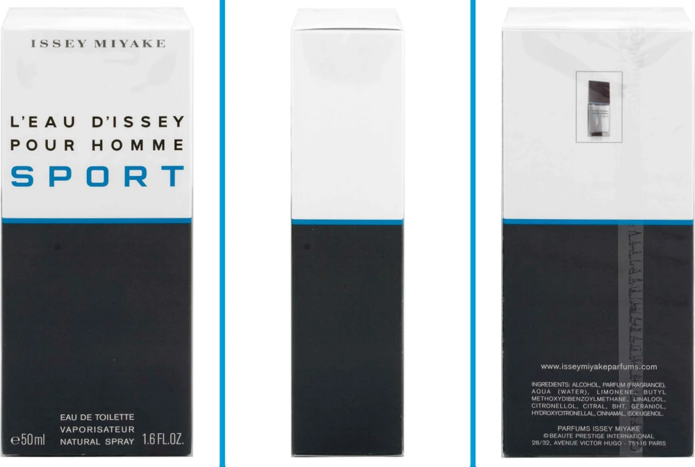Issey Miyake L'eau D'issey Pour Homme Sport EDT tualetinis vanduo vyrams, 50 ml