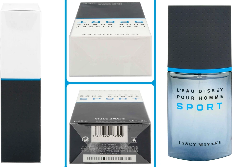 Issey Miyake L'eau D'issey Pour Homme Sport EDT tualetinis vanduo vyrams, 50 ml
