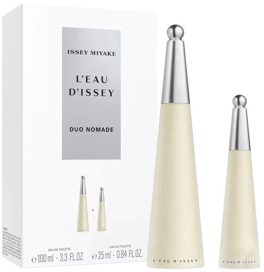 Issey Miyake rinkinys: L'Eau d'Issey tualetinis vanduo moterims, 100 ml + L'Eau d'Issey tualetinis vanduo moterims, 25 ml