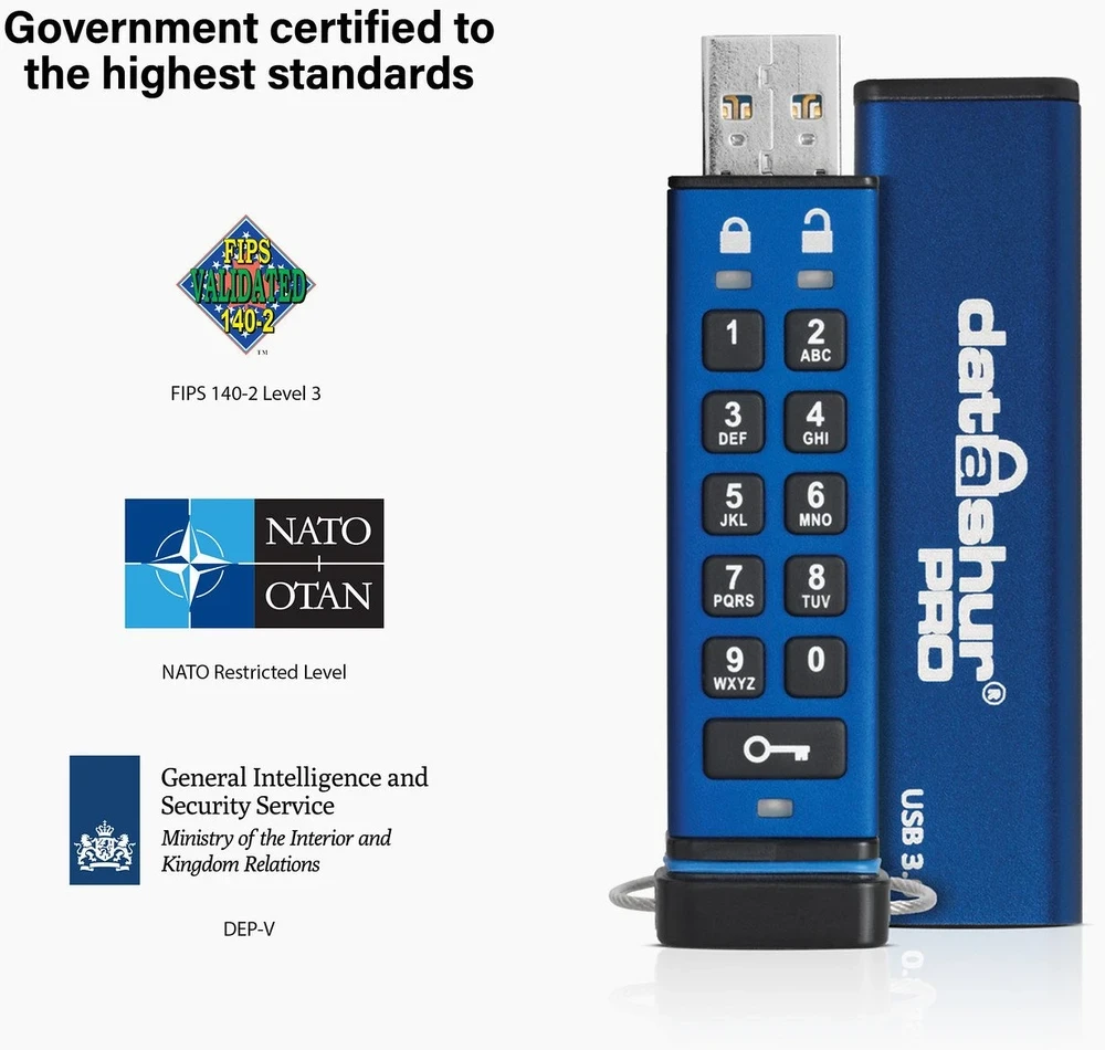 ISTORAGE datAshur Pro USB3 256-bit 256GB