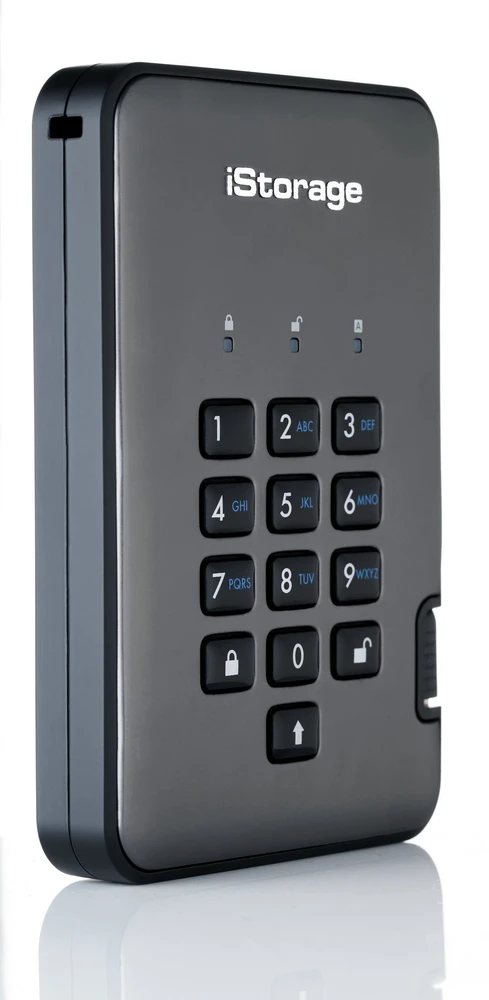 Išorinis diskas HDD iStorage iStorage diskAshur PRO2 Išorinis kietasis diskas 500 GB 5400 RPM 2.5'' USB A tipo 3.2 Gen 1 (3.1 Gen 1) Juodas