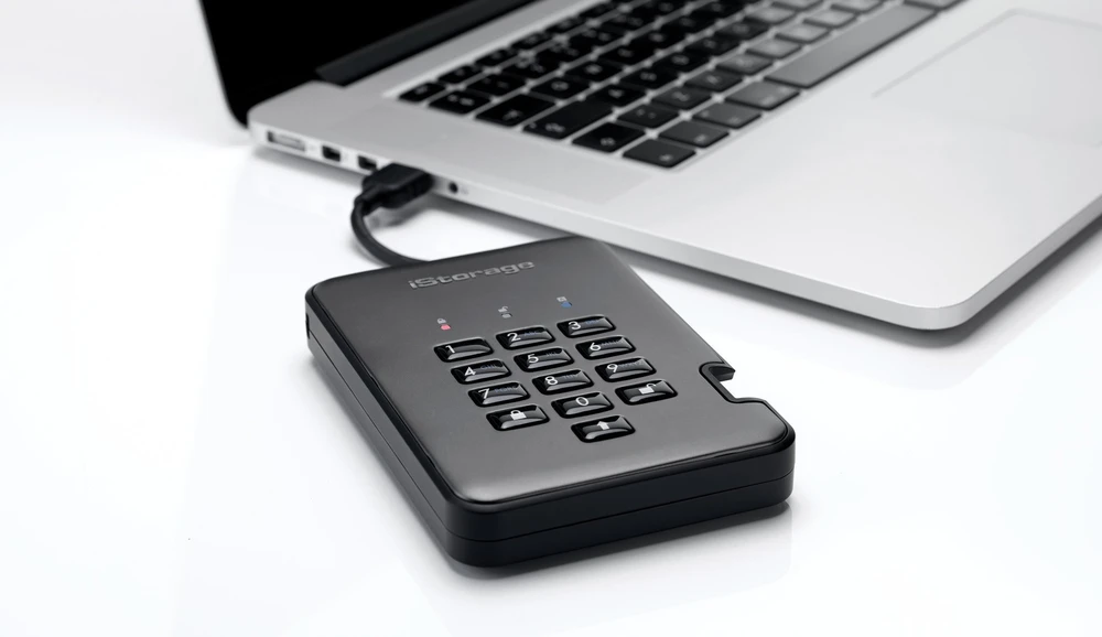 Išorinis diskas HDD iStorage iStorage diskAshur PRO2 Išorinis kietasis diskas 500 GB 5400 RPM 2.5'' USB A tipo 3.2 Gen 1 (3.1 Gen 1) Juodas
