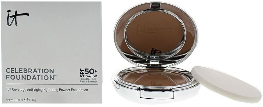 „It Cosmetics Celebration“ kompaktiškas makiažo pagrindas, sodrus, 9 g