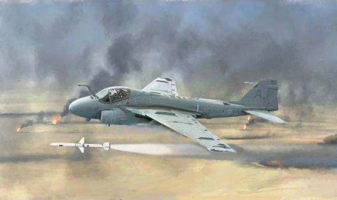 Italeri – Grumman A-6E TRAM Intruder Persijos įlankos karas, 1/72, 1392