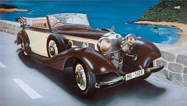 Italeri - Mercedes Benz 540K, 1/24, 3701