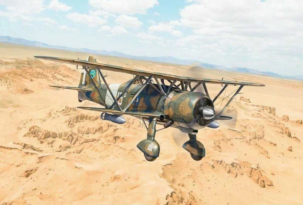 Italeri FIAT CR.42 Falco puolamasis/naktinis naikintuvas 1/48 (2842)