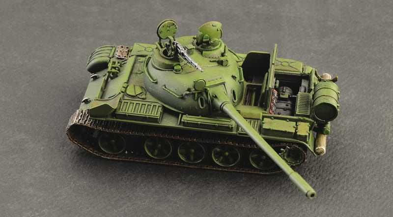 Italeri T-55A vidutinis tankas 1/72 – surenkamas plastikinis modelis