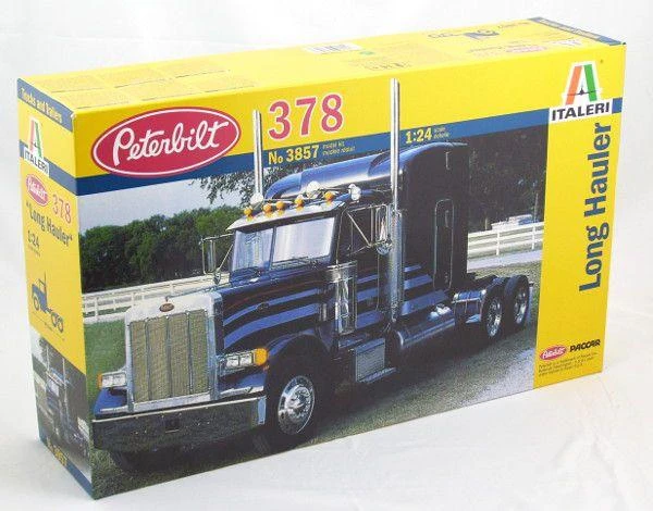 Italeri Peterbilt 378 Long Hauler 1/24 surenkamas sunkvežimio modelis