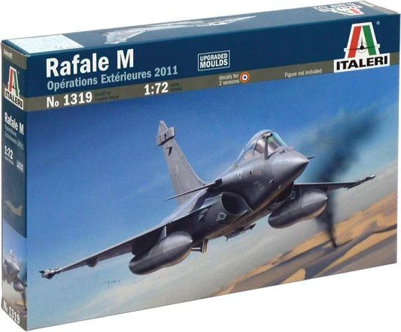 Surenkamas modelis Rafale M Operations Exterieures 2011 Italeri, 1319, 1:72