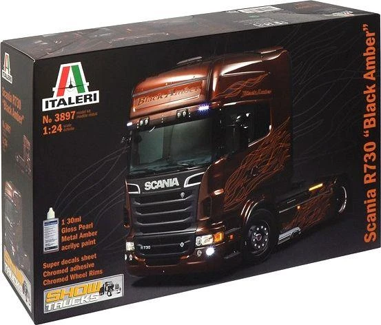 Italeri - SCANIA R730 ''Juodas AMBER'', 1/24, 3897