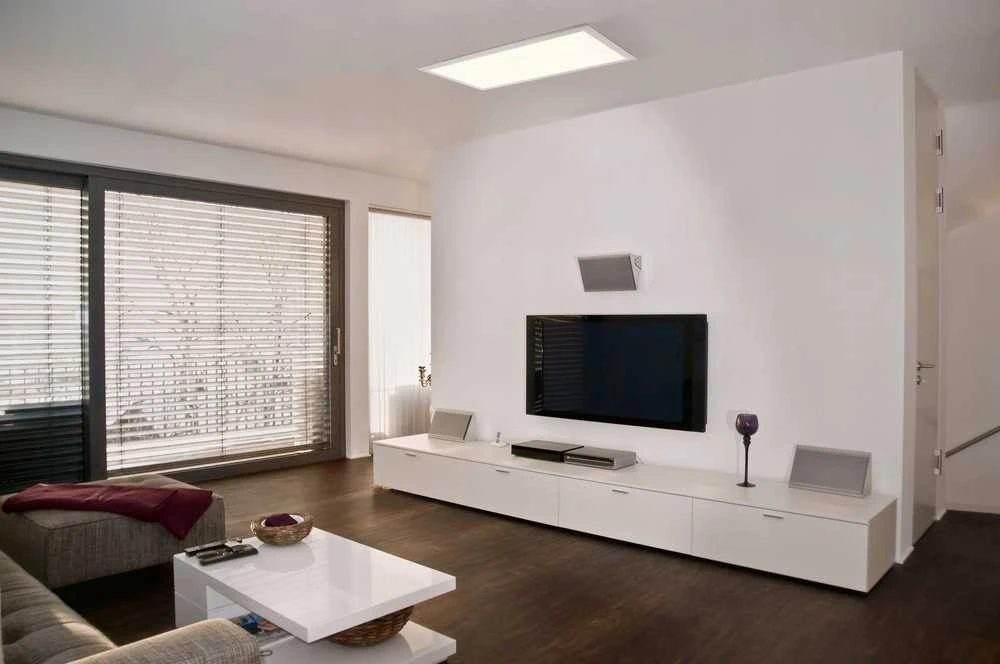 Lubinis šviestuvas Italux 36W LED paviršinė panelė ALATA, balta, 2800/4000/6000K