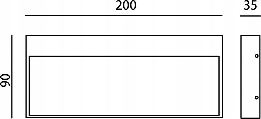 Sieninis šviestuvas Italux 5W LED sieninis fasado šviestuvas FENIS 4K, juodas, 4000K