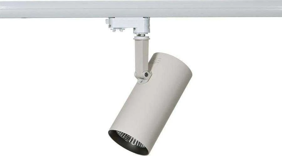 Lubinis šviestuvas Italux 28W LED akcentinis vienfazis šviestuvas RUSSO M, baltos/pilkos sp., 3000K