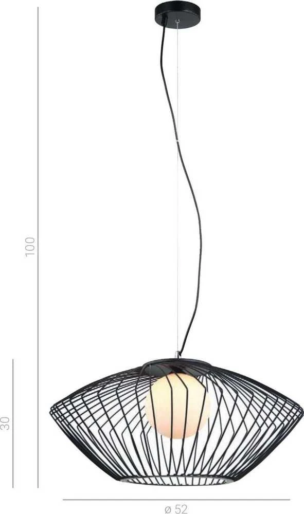 Italux Pakabinamas šviestuvas MDM-3844-1 BK