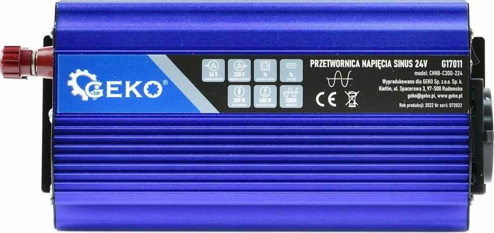 Įtampos keitiklis Geko SINUS 24V/230V 300/600W (16)