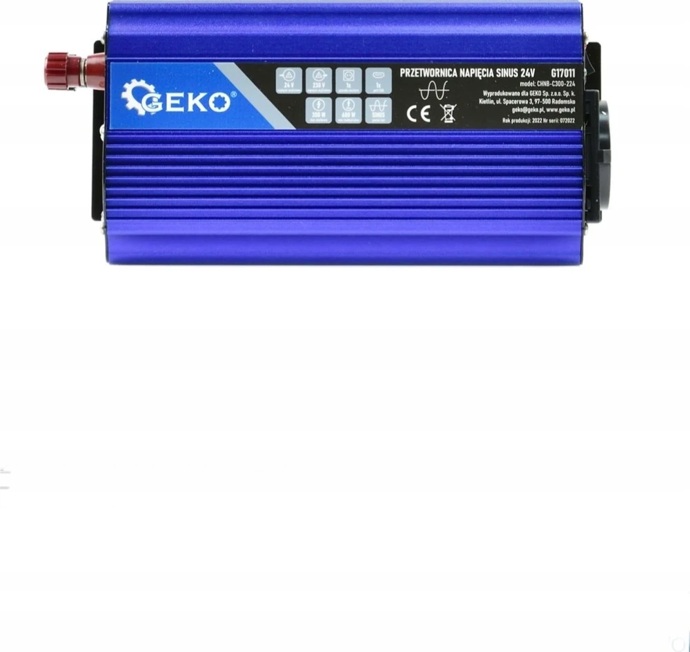 Įtampos keitiklis Geko SINUS 24V/230V 300/600W (16)
