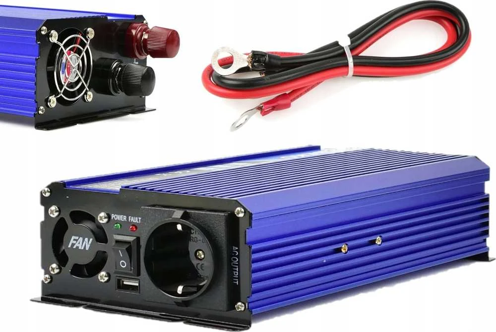 Įtampos keitiklis Geko SINUS 24V/230V 500/1000W (10)