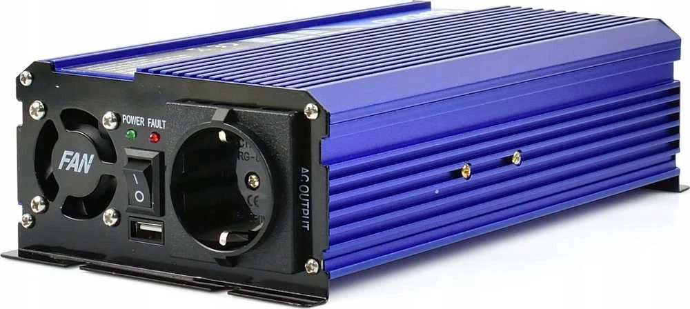 Įtampos keitiklis Geko SINUS 24V/230V 500/1000W (10)