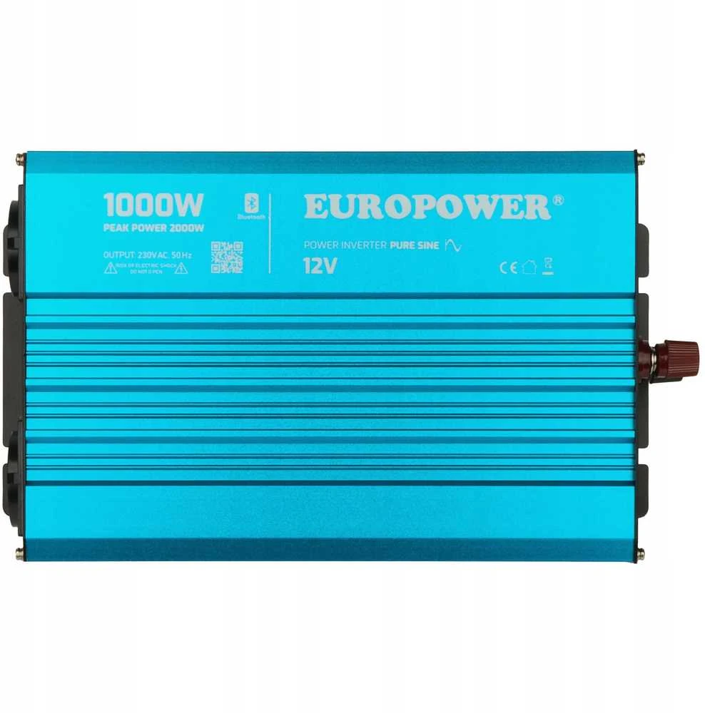ĮTAMPOS KEITIKLIS INV/12/1000/PS/S/B Bluetooth EUROPOWER
