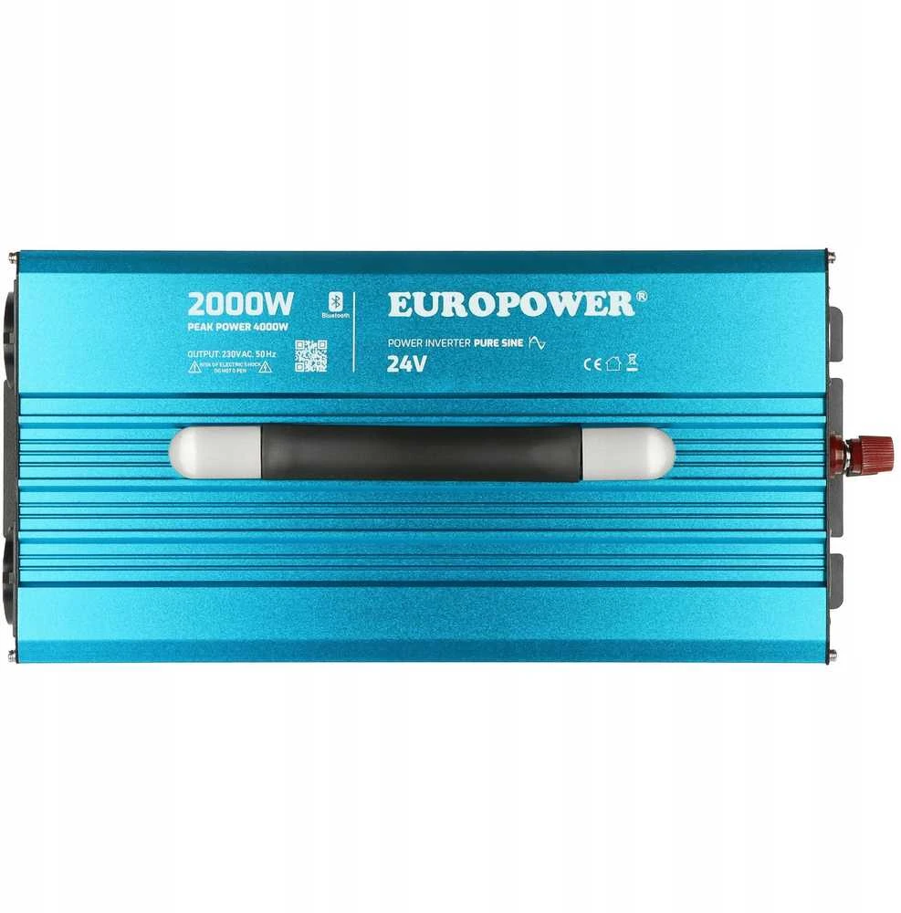 ĮTAMPOS KEITIKLIS INV/24/2000/PS/S/B Bluetooth EUROPOWER