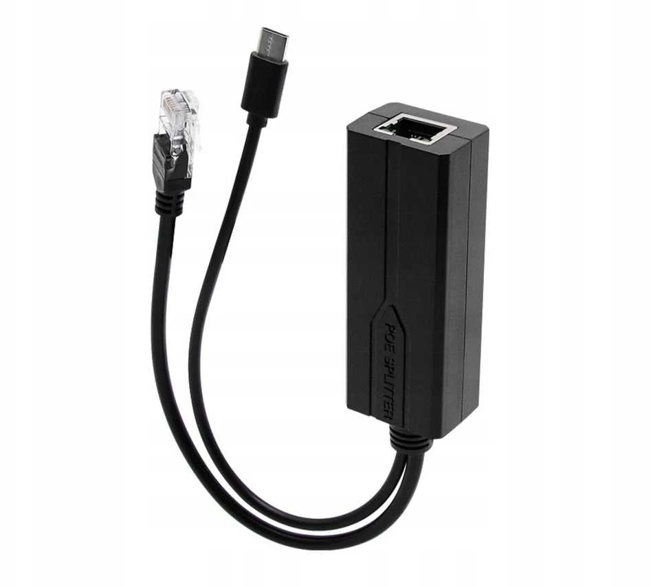 ĮTAMPOS STABILIZATORIUS 48V/5V POE-802.3AF/AT-USB-C DELTA NETWORK