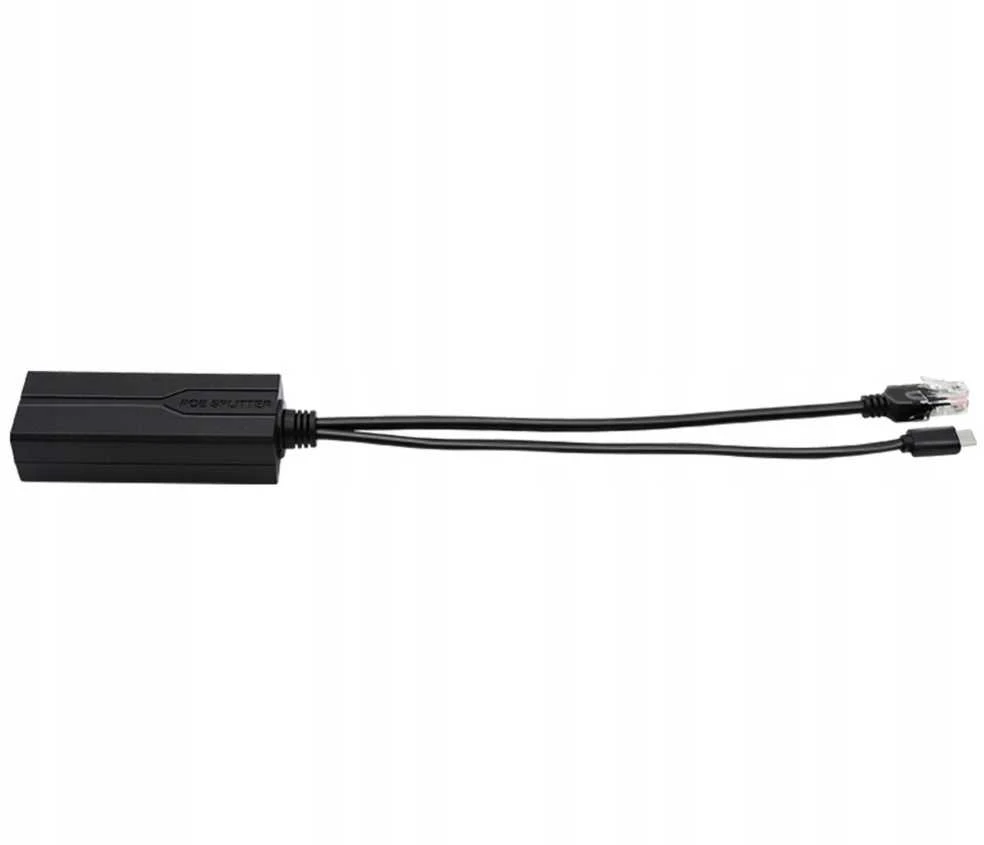 ĮTAMPOS STABILIZATORIUS 48V/5V POE-802.3AF/AT-USB-C DELTA NETWORK