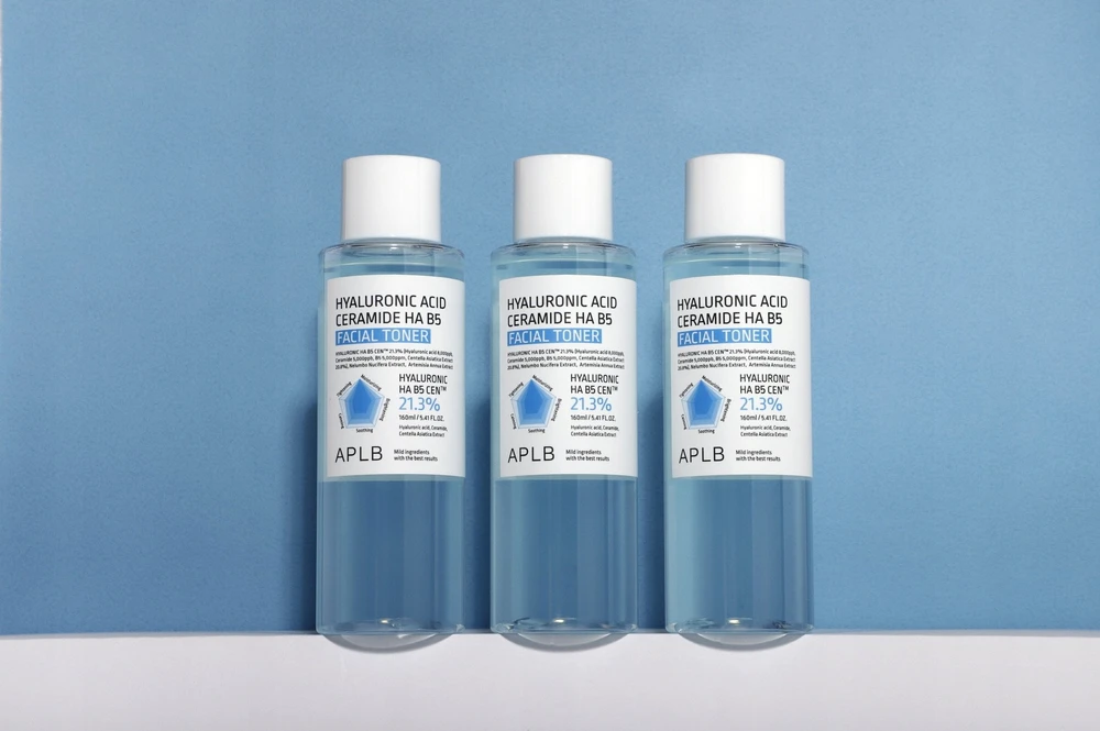 APLB Hyaluronic Acid Ceramide HA B5 Facial Toneris veido tonikas, 160 ml