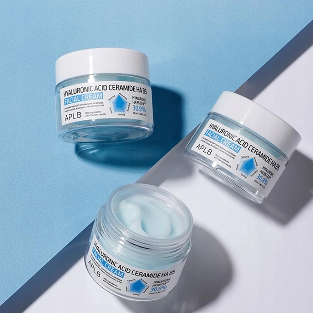 APLB Hyaluronic Acid Ceramide HA B5 Facial Kreminis veido kremas, 55 ml