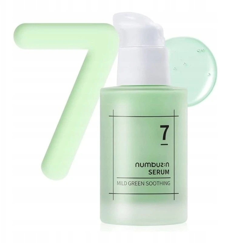 Numbuzin Nr. 7 Švelnus žalias raminantis drėkinamasis ir raminantis tonikas veidui, 50 ml
