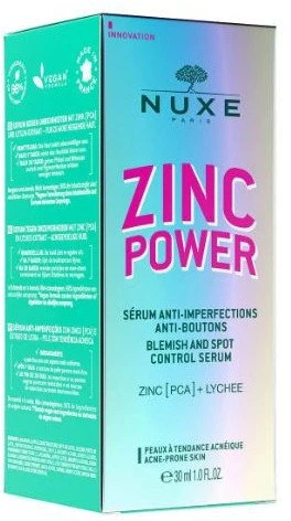 „Nuxe Zinc Power“ serumas nuo spuogų, 30 ml