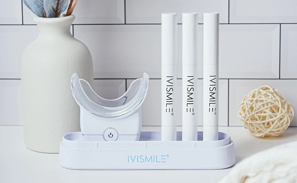IVISMILE Dantų balinimo rinkinys IVISMILE 12TW Baltas LED 3 x Balinamasis gelis 2ml 6ml