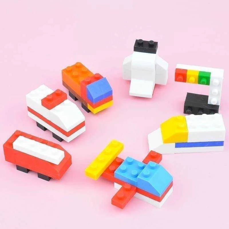 IWAKO trintukų – dėlionių rinkinys „Block Vehicle Land”