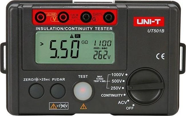 IZOLIACIJOS VARŽOS MATUOKLIS UT-501B UNI-T
