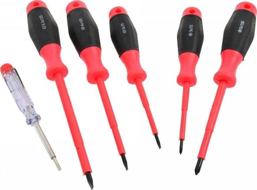Atsuktuvų rinkinys elektrikui 6 vnt. GEKO G30623