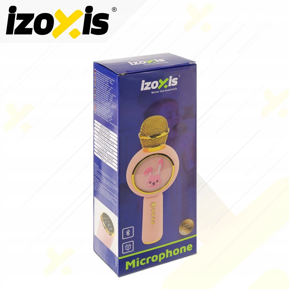 Izoxis 27048 Rožinė Wireless Karaoke Microphone